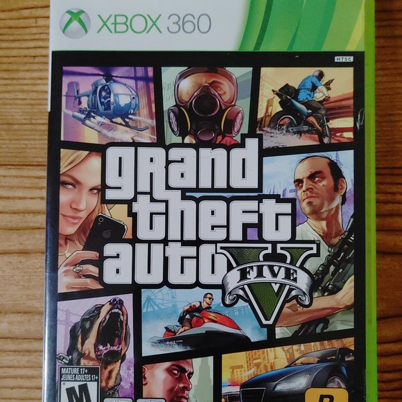 Grand Theft Auto V XBOX 360 Game (CIB) - Picture 1 of 5